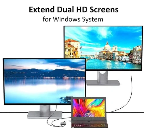 Adaptador USB-C HDMI Dois Monitores Hi-Prime: imagem 6 de 12 do anúncio