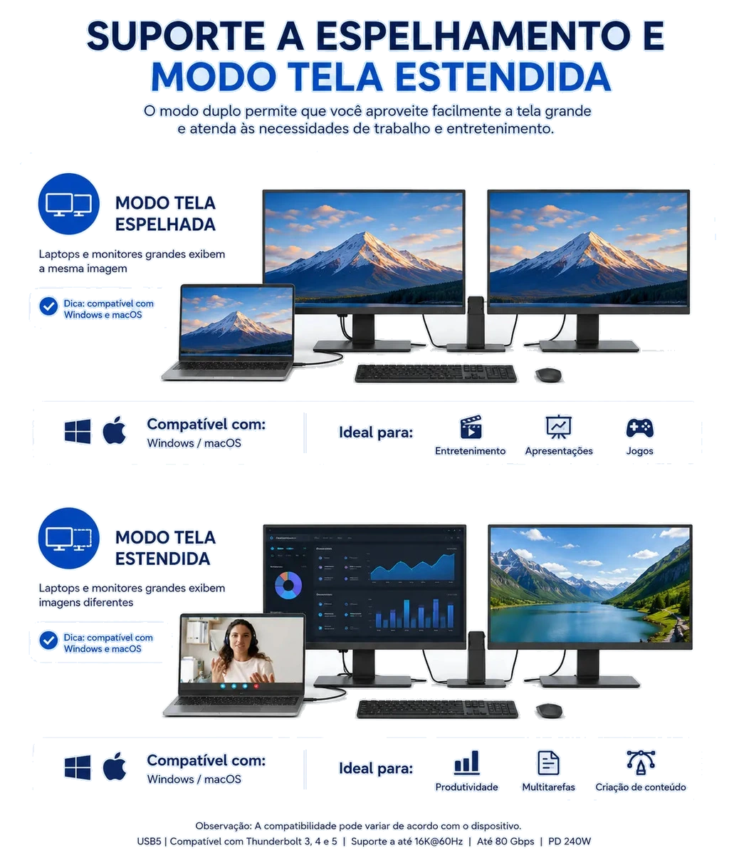 Imagem 4 do anúncio: Cabo Thunderbolt 5 Hi-Prime 240 W 1,5 m