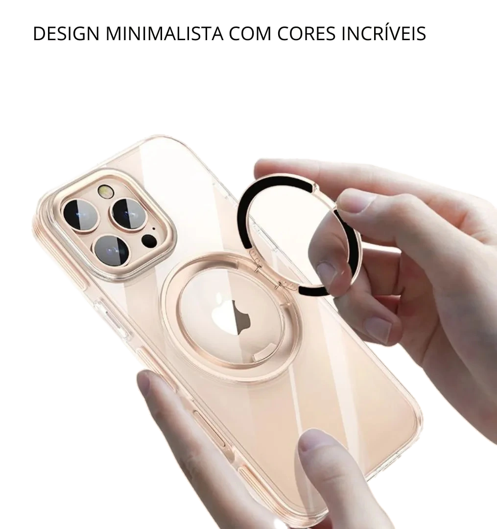 Imagem 1 do anúncio: Capa iPhone 16 com Anel Magnético