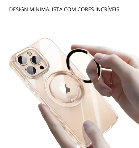 Imagem 1 do anúncio: Capa iPhone 16 com Anel Magnético