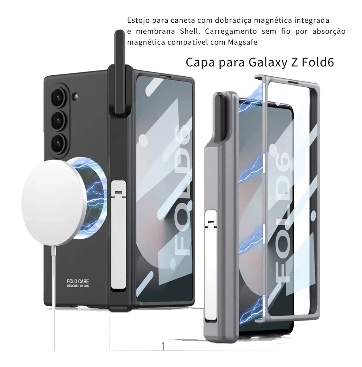 Capa Z Fold 6 Hi-Prime com S Pen: imagem 6 de 8 do anúncio