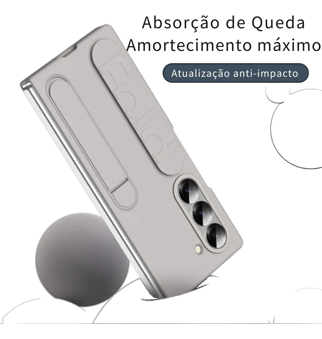 Imagem 3 do anúncio: Capa Z Fold 7 com Alça e Suporte Hi-Prime