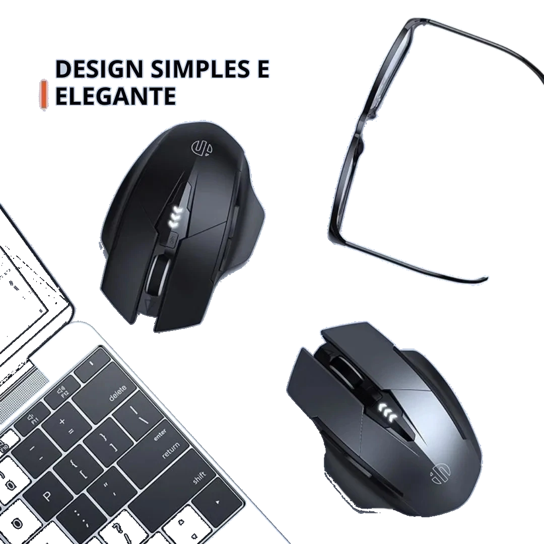 Mouse Sem Fio Inphic 2.4 GHz Recarregável: imagem 5 de 9 do anúncio
