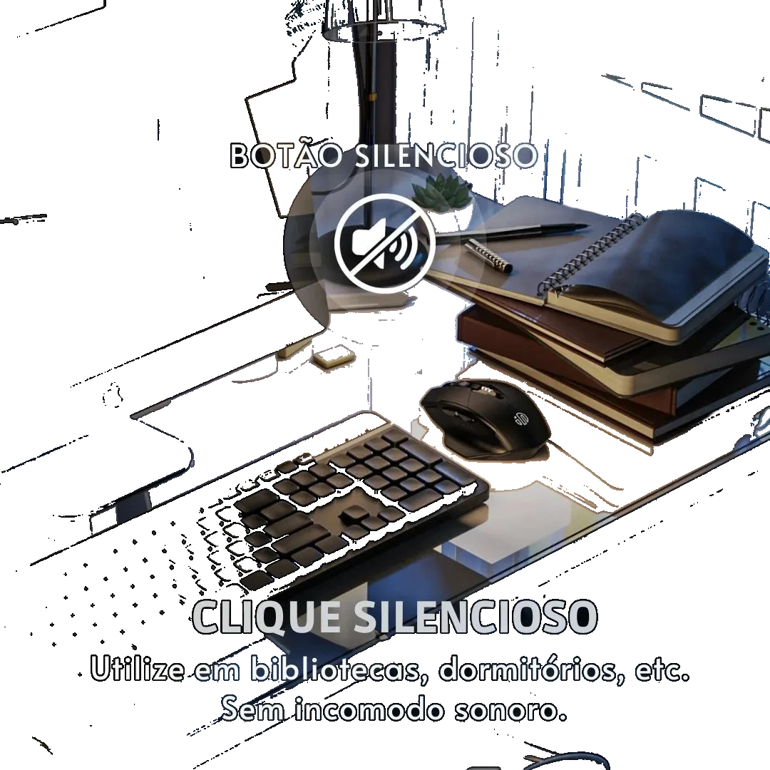 Mouse Inphic Bluetooth 5.1 Sem Fio: imagem 7 de 11 do anúncio