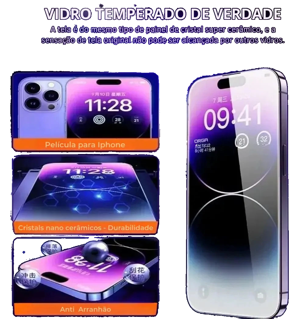 Película Vidro iPhone 16 Pro Hi-Prime: imagem 9 de 10 do anúncio